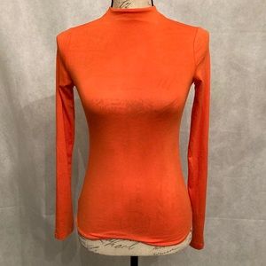 Orange Fitted Top